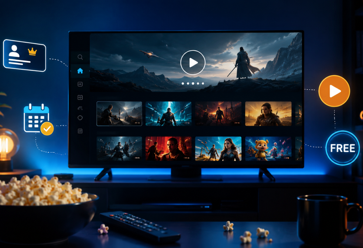 Prime Video Free streaming on a smart TV with movies and shows