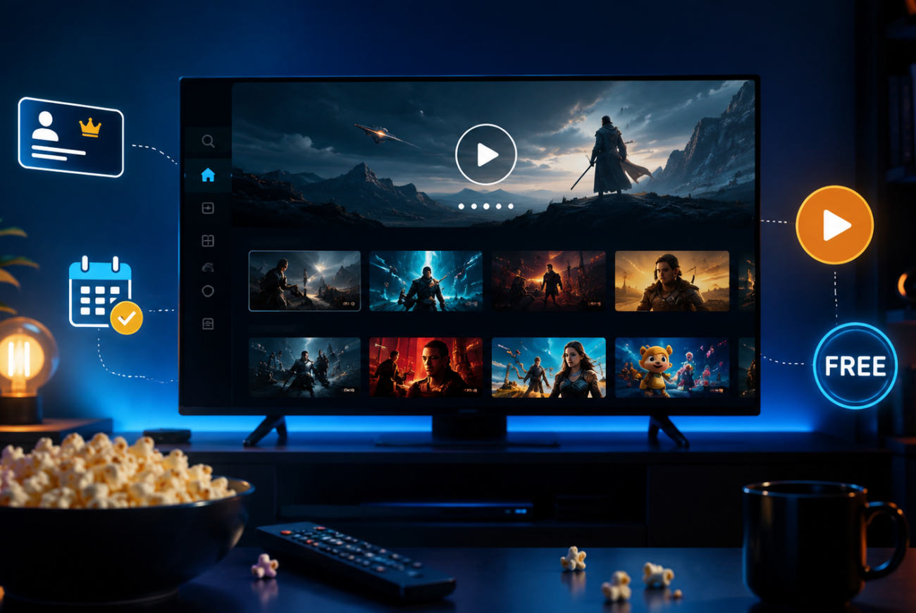 Prime Video Free streaming on a smart TV with movies and shows