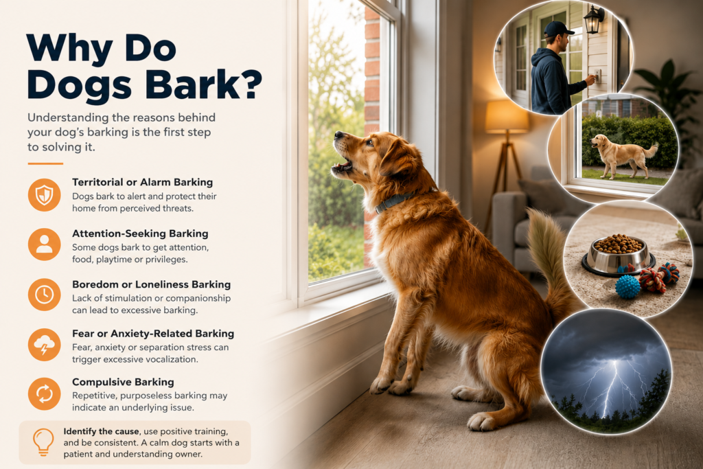 Why dogs bark and the common causes of excessive barking