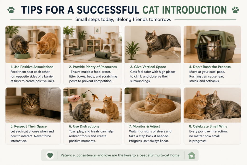 Tips for a successful cat introduction