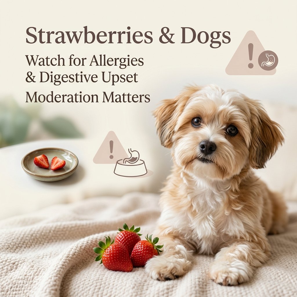 Can dogs eat strawberries: allergy and digestive upset risks