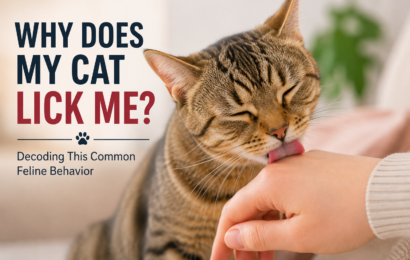 Why Does My Cat Lick Me? Decoding Feline Behavio Cat licking owner's hand – Why Does My Cat Lick Me?