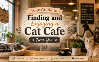 Cat Cafe Near You Guide Cozy cat cafe with cats, coffee, and a welcoming atmosphere for visitors